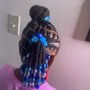 Kid's Loc Retwist Above Ear