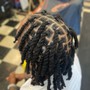 Two strand twist (w/o) locs