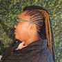 Small knotless Braids (Butt Length)