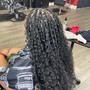 Curl Extensions (goddess braids)