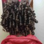 Natural hair: Finger Coils