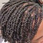 Natural hair: Comb coil twist