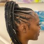 Knotless med waist Braids