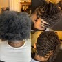 Loc Wash, re-twist and style for men