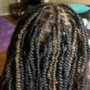 Kid's box Braids, knotless braids Fulani corn rows