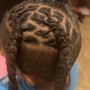 Kid's Medium Knotless Braids