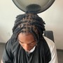 Kids Locs retwist (shave sides, undercut)