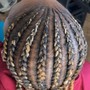 Locs styled