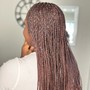 French curl Box Braids (medium)