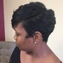 MicroLocs Install short hair to shoulder length