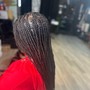 Smedium Knotless braids