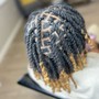 Starter locs short hair