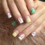 Two Nail Art Simple  (stones)