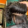 Microlink/Sew in Extension REMOVAL w/ silk press