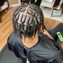 Straight back Cornrows(No Weave Added)