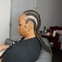 Small Feed-In Ponytail