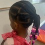 Kids Straight Back Cornrows