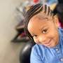 Kid's Braids with added extensions