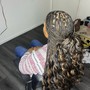 French curl Braids