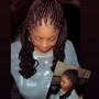 (Medium)Traditional Box Braids