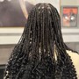 Medium Knotless Braids