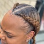 2 Feed-in braids