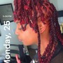 Updo Loc Style