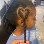 Kid's braided ponytail (ages 5-12)