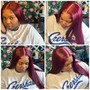 Closure wig install