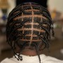 Natural Hair Flat Twists