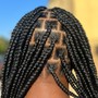 Smedium Knotless Box Braids