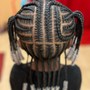 Kid's 2 Braids (10 & under)