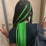 Smedium Knotless Box Braids