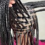 Large knotless braids