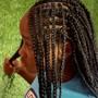 Kids lemonade Braids medium/ with weave