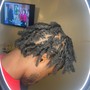 Invisible Locs with hair