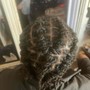 Locs styled