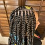 Crotchet loc/braid/twist weave