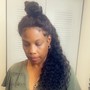 Ponytail on natural hair