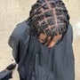 Loc detox, retwist and style