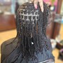 Two strand Twists with braided roots