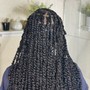 Black Small Knotless Braids