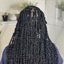 Black Small Knotless Braids