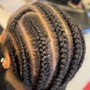 Medium Knotless Braids