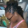 Knotless med waist Braids