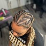 Large Feed-In Cornrows