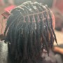 Instant locs (Ear length)