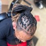 Small Updo Feed In Braids