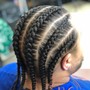 Girls’ Cornrow/Twists (no hair added)