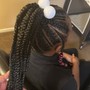 Kid's Braids (with weave and beads)